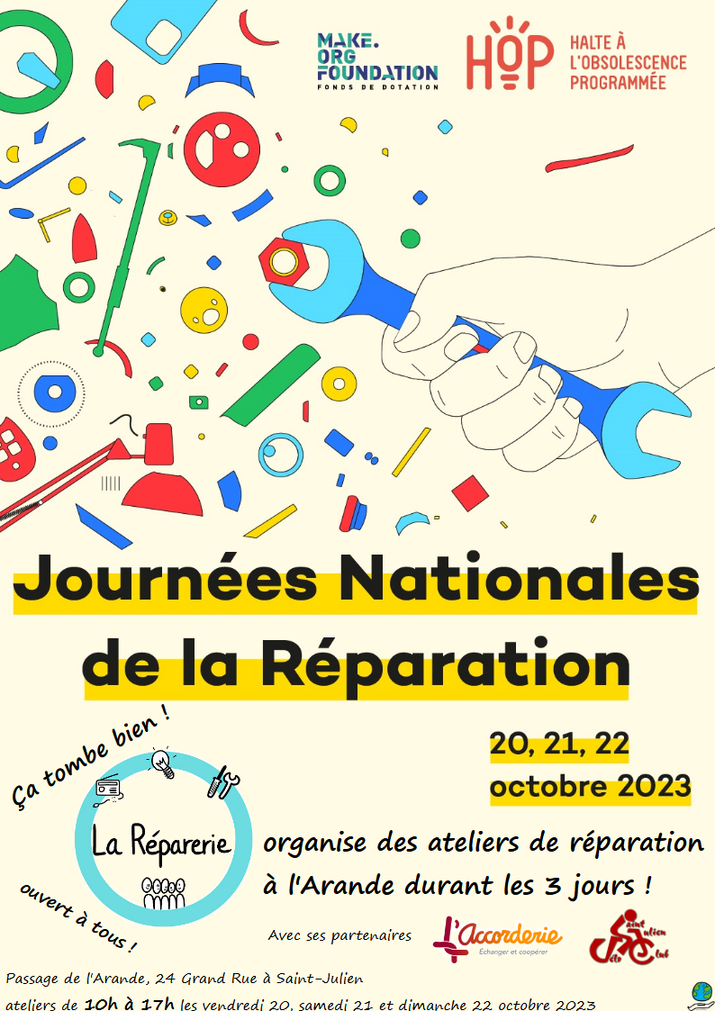 Journées Nationales de la Réparation 2023